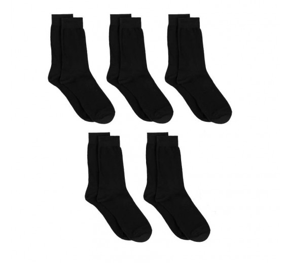 5 par sorte sokker (bomuld), str. 40-47