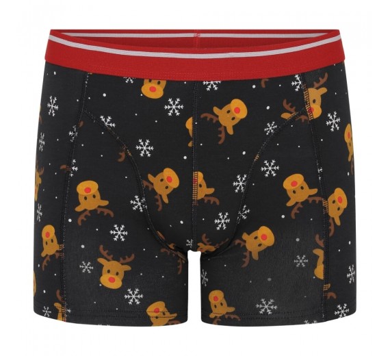 Boxershorts med julemotiv, Rudolf - Small