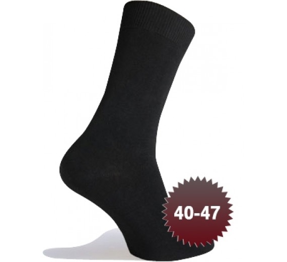 Sorte strømper (Bomuld str. 40-47)